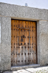 Puerta rural adintelada en piedra, Garrovillas de Alconétar