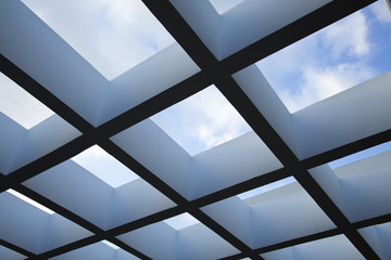 Pergola & Cloudy Sky