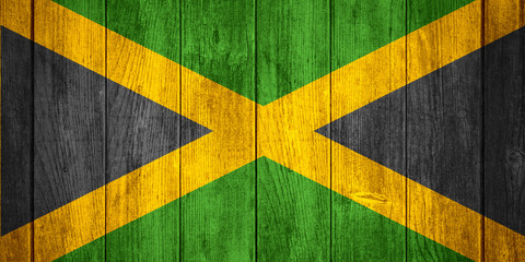 Fototapeta premium flag of Jamaica