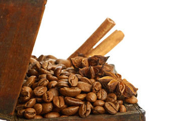 Coffee in chest