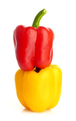 Red and yellow sweet pepper