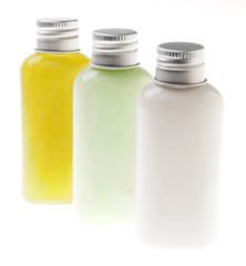 Isolated Lotion Bottles
