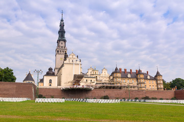 Jasna Gora monastery in Czestochowa city, Poland - obrazy, fototapety, plakaty
