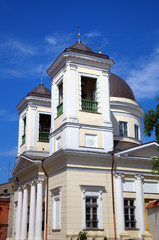 Fototapeta na wymiar Rosyjski Kościół św Mikołaja Orthodox (Nikolai Kirik). Tallinn