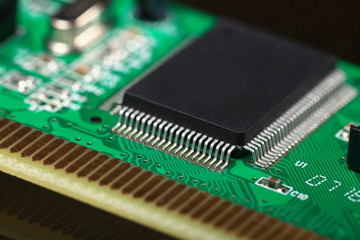 Printed Circuit Board with electrical components