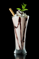 chocolate milk shake