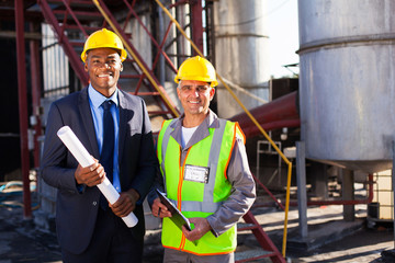 chemical industry manager and worker