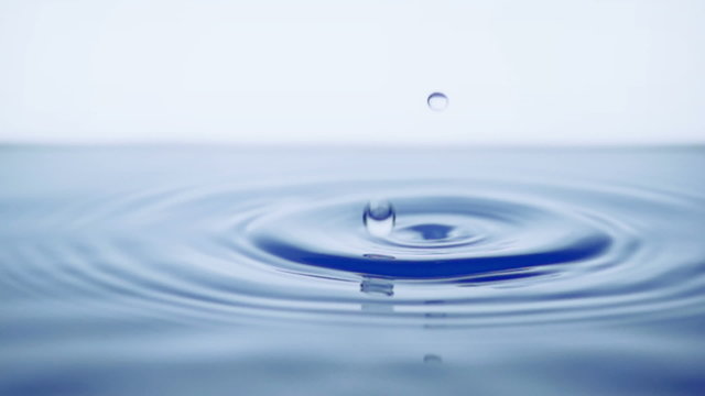 water drops in slow motion