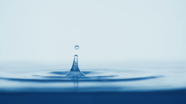 water drops in slow motion