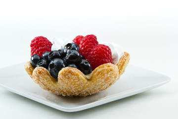 Fresh berry tart
