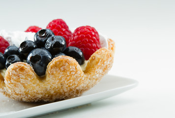 Fresh berry tart