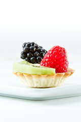 Fresh mini fruit tarts