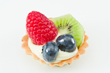 Fresh mini fruit tarts