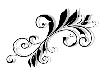 Decorative floral element