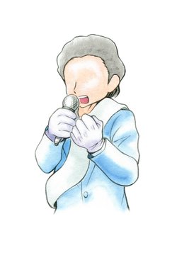 選挙演説をする男性