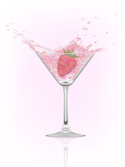 Strawberry splash