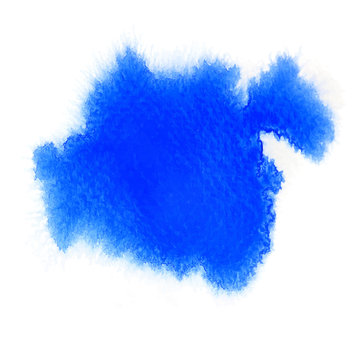 blue color abstract watercolor