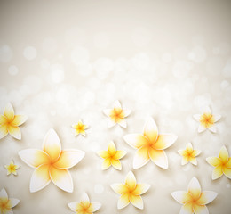 Background with flowers