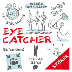 eyecatcher, erfolgreich werben
