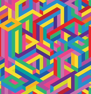 Seamless geometric pattern