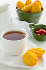 Pumpkin cake madeleines.