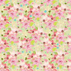 Beautiful floral seamless texture