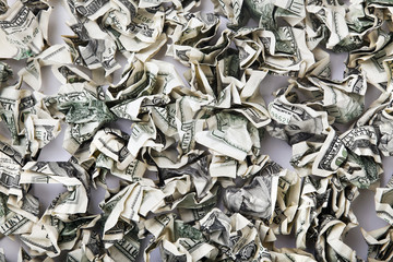 Crimped Cash Background