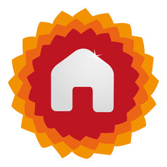 Logo Haus Energie Energiewende Rot