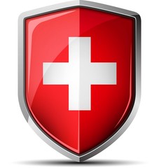 Obraz premium Switzerland shield