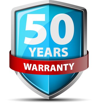 50 years warranty