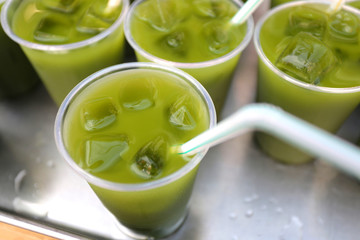 冷たい抹茶
