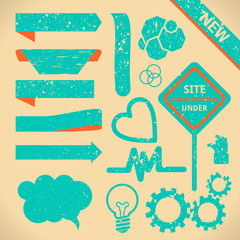 Grunge Design Elements Collection