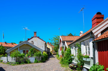 Kalmar old town - obrazy, fototapety, plakaty