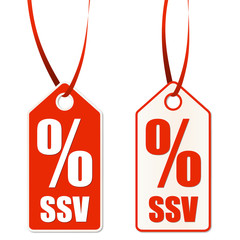 Anhänger mit Aufschrift SSV