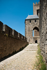 Obraz premium Cité fortifiée de Carcassonne
