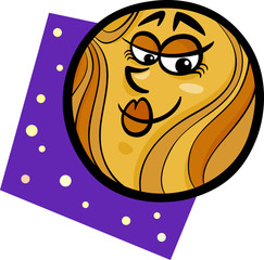 funny venus planet cartoon illustration © Igor Zakowski