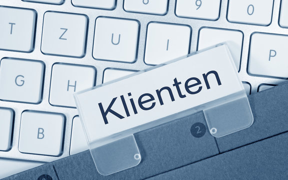 Klienten Ordner im B&uuml;ro
