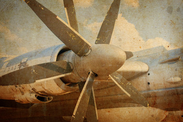Engine propeller aircraft