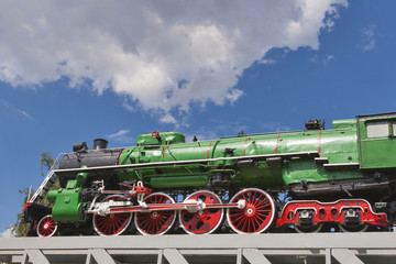 Fototapeta na wymiar Vintage Steam Locomotive