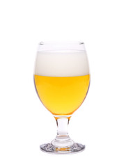 Wine goblet of beer