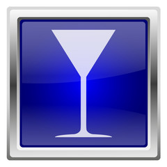 Blue shiny icon