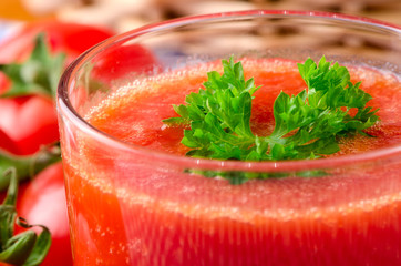 Fresh tomato juice