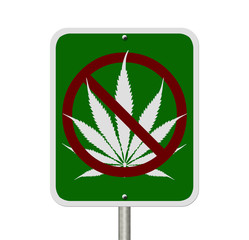 No Driving Under the Influence of  Marijuana