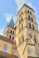 Fototapeta na wymiar Kościół św Dionizy, Esslingen am Neckar (HDR)