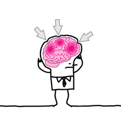 big brain man & headache