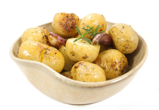 Fototapeta Side dishes. Roasted potatoes