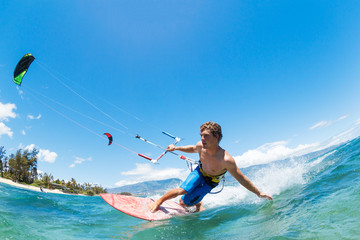 Kite Surfing - obrazy, fototapety, plakaty