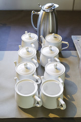 Teapot with cups