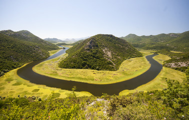 Crnojevica River in Montenegro