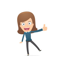 Girl manager, suitable for use in dialogues with other